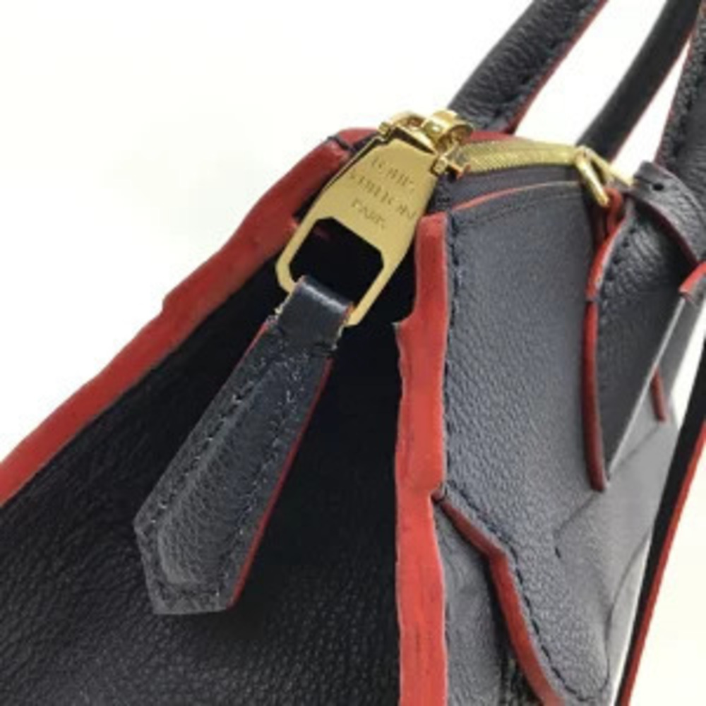 LOUIS VUITTON 2way Shoulder Bag Monogram Empreinte Marine Blue Rouge Red
